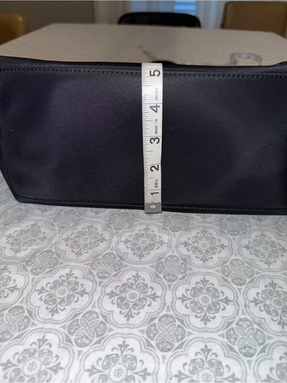 kate spade Black Floral Velvet-Print Tote